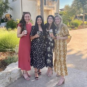 Revolve - Faithfull The Brand Rumi Midi Dress, size S